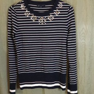 Tommy Hilfiger Embellished Nautical Sweater